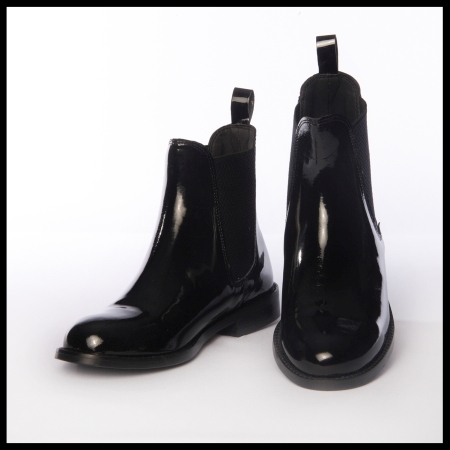 PNC- Imperial Patent Leather Jodphur Boots